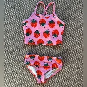 Hanna Andersson Strawberry Two Piece Swimsuit